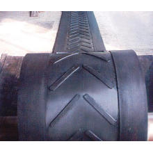 Типы Шеврон резиновые конвейерные ленты для крутых наклонных материалов Транспортировка